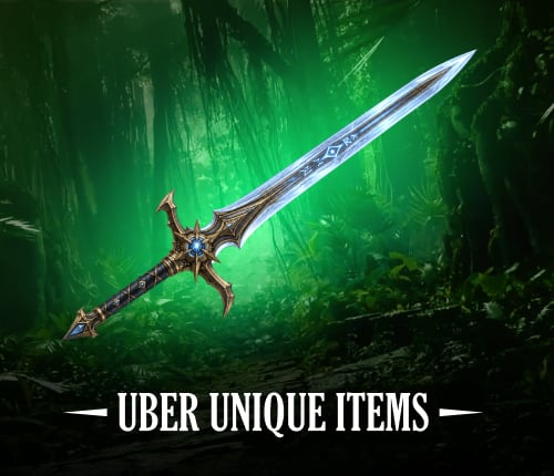 UBER (MYTHIC) UNIQUE ITEMS FARMING